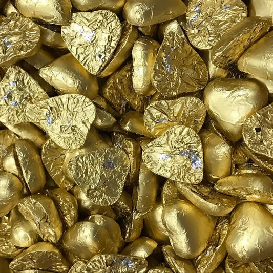 Matt Gold Chocolate Hearts 1kg