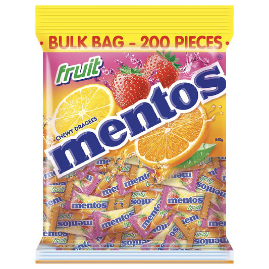 Mentos Bulk Bag Fruit 200pieces