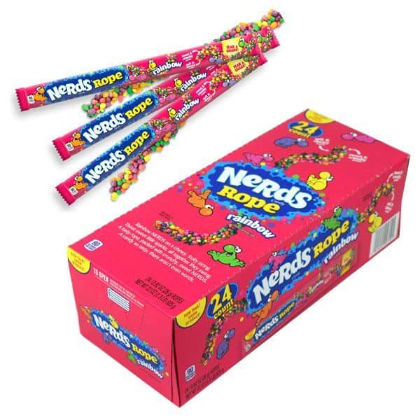 Nerds Rope Rainbow 24x26g