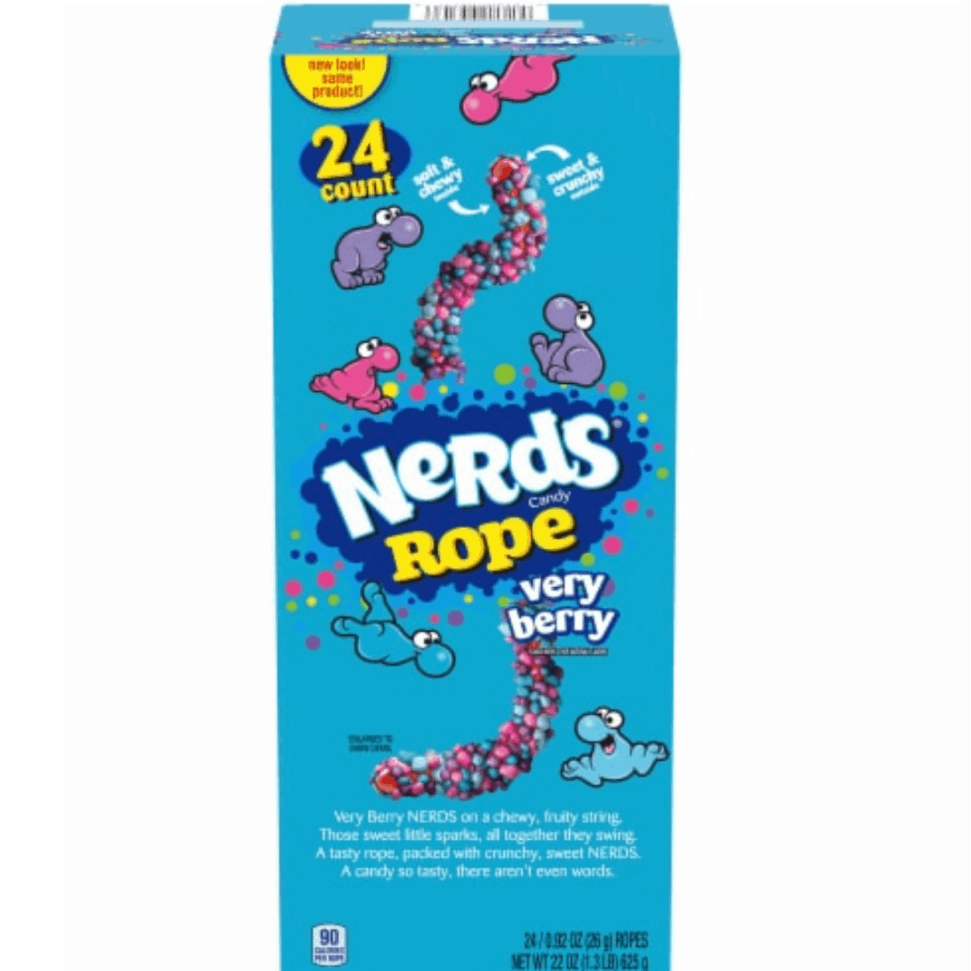 Nerds Rope Very Berry 24x26g