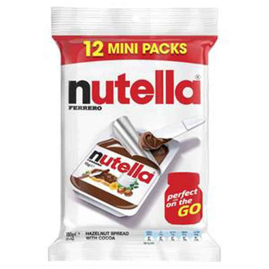 Nutella Sachets Mini Pack 12x15g