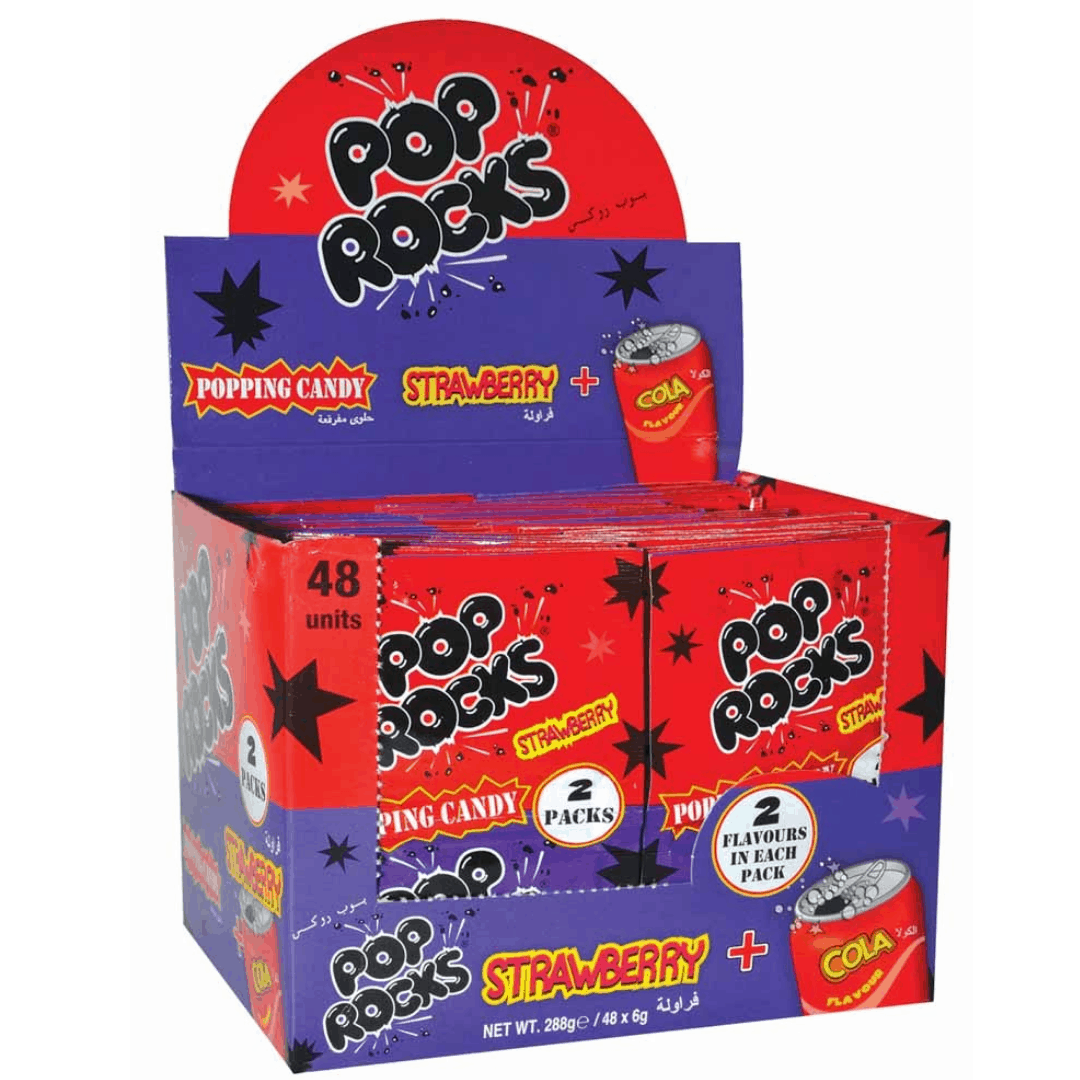 Pop Rocks Strawberry & Cola 48x6g