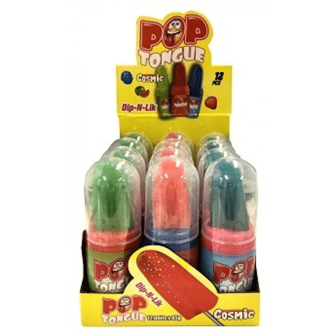 Pop Tongue Dip N Lick 12pieces