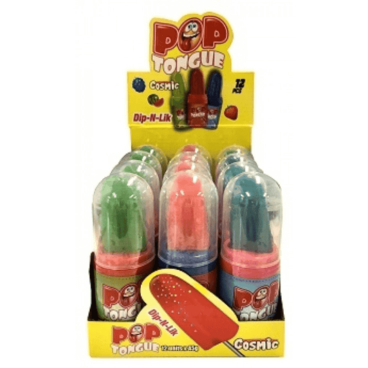 Pop Tongue Dip N Lick 12pieces