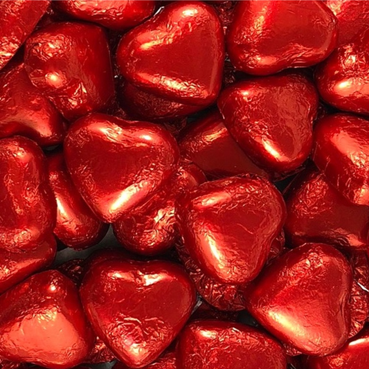 Red Chocolate Hearts 1kg
