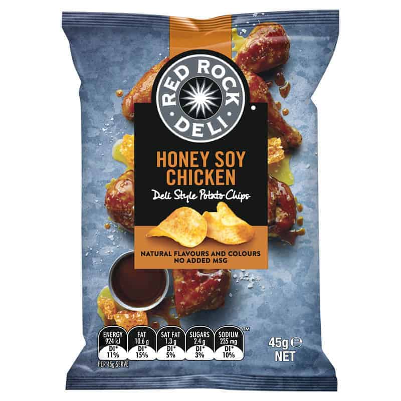 Red Rock Deli Honey Soy Chicken 18x45g