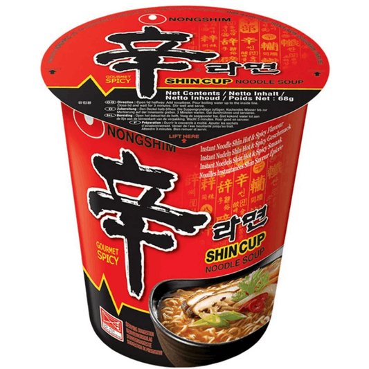 Shin Cup Spicy Noodle Soup 6x68g