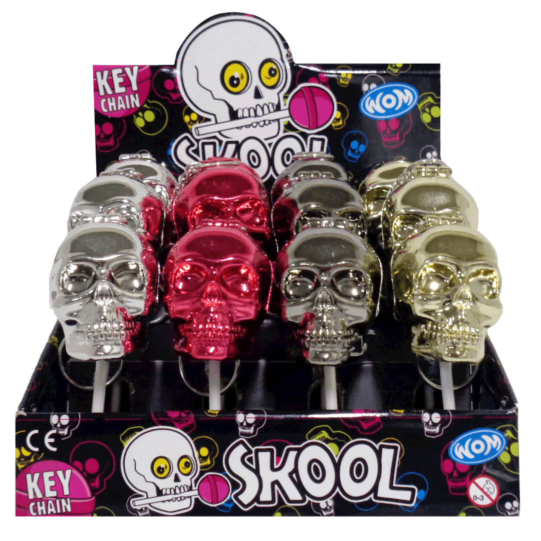 Skool Lollipop Key Chains 12x10g