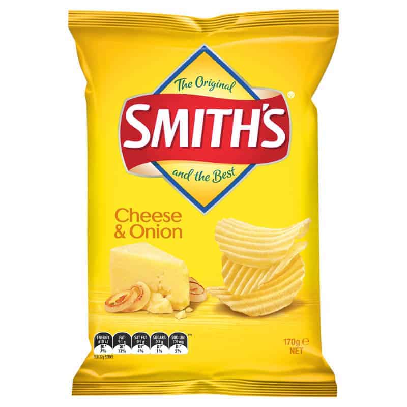 Smiths Cheese & Onion 170g