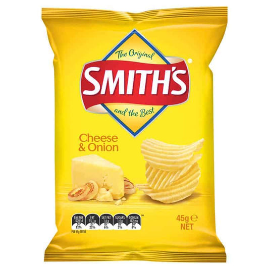 Smiths Cheese & Onion 18x45g