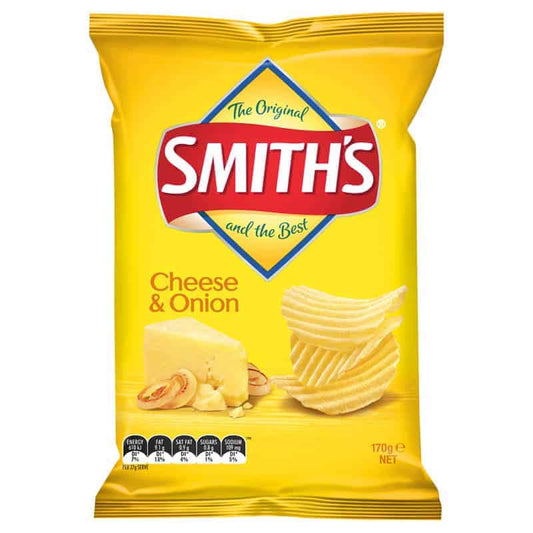 Smiths Cheese & Onion 12x170g