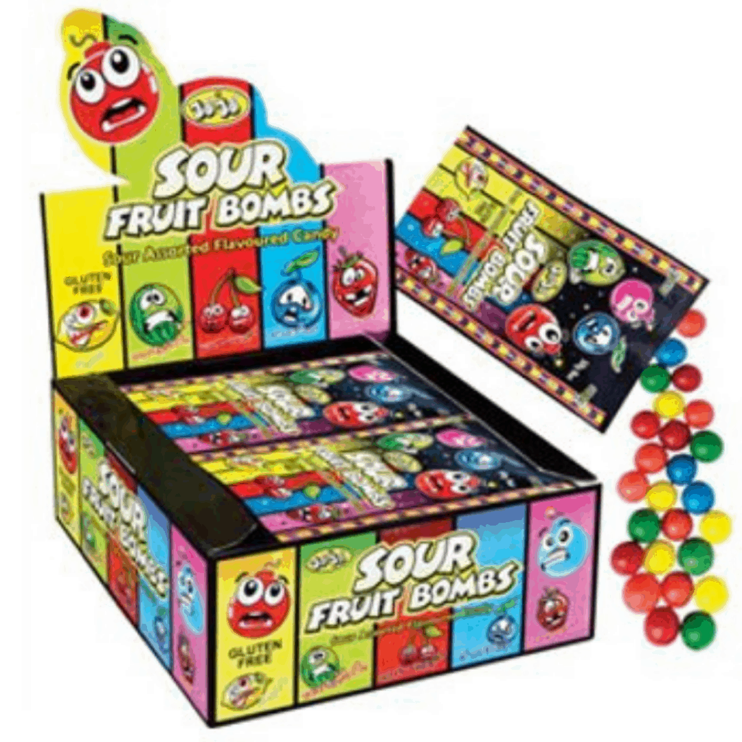 Sour Fruit Bombs 12x600g