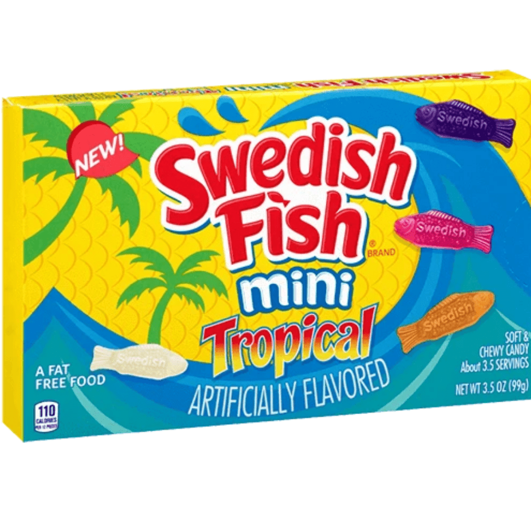 Swedish Fish Mini Tropical 12x99g