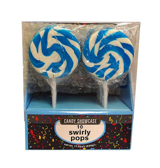 Swirly Lollipops Blue 10x50g