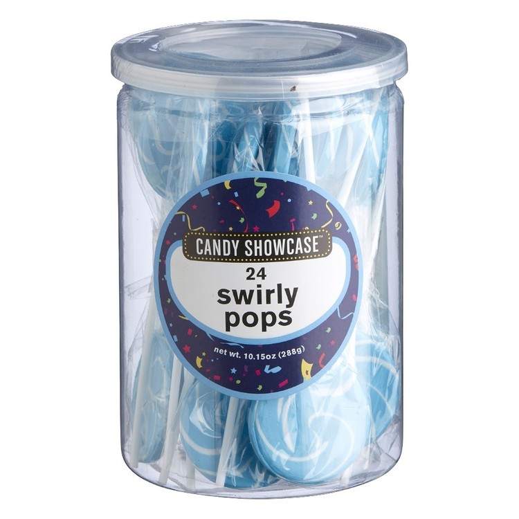 Swirly Lollipops Blue 24x12g