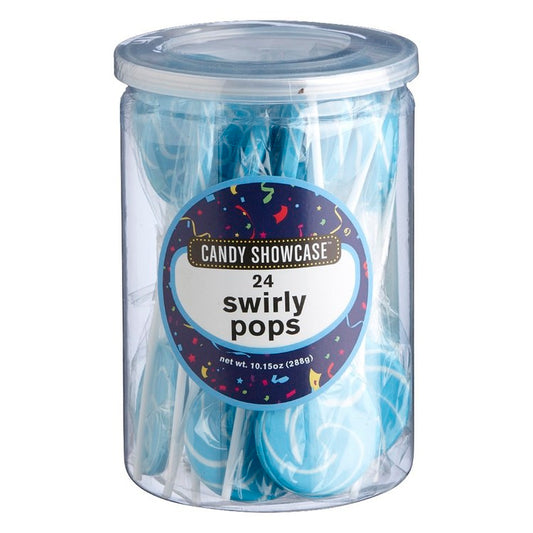 Swirly Lollipops Blue 24x12g