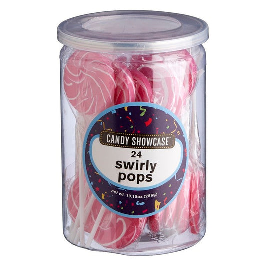 Swirly Lollipops Pink 24x12g