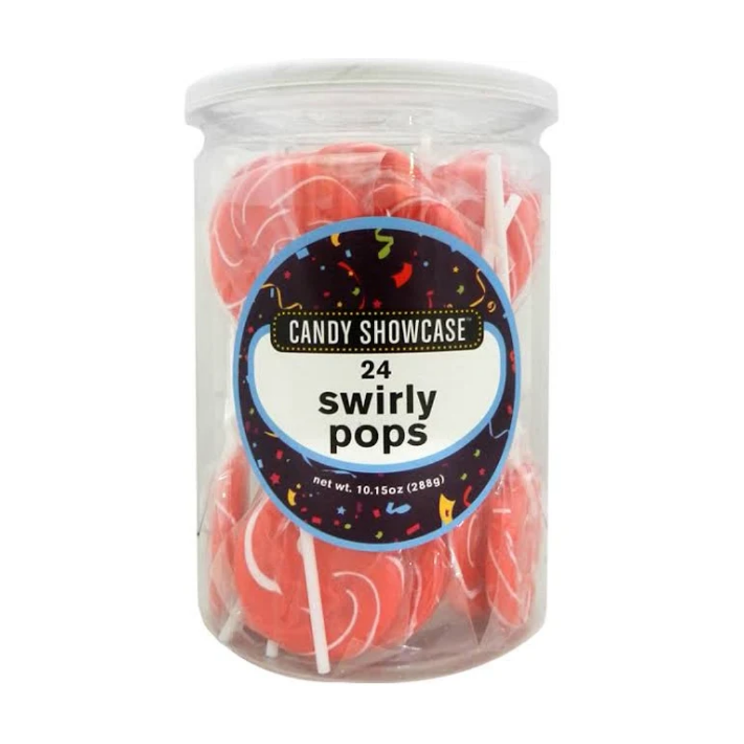 Swirly Lollipops Red 24x12g