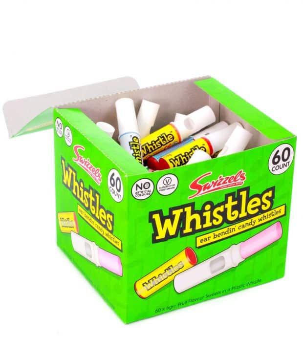 Swizzels Whistles 60x6g