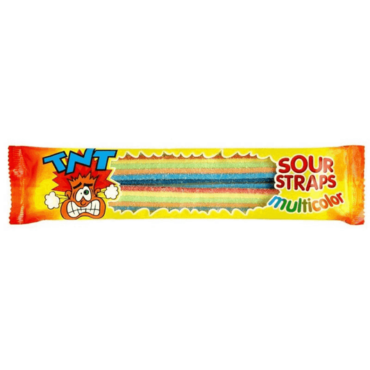 TNT Sour Straps Multicolour 18x57g