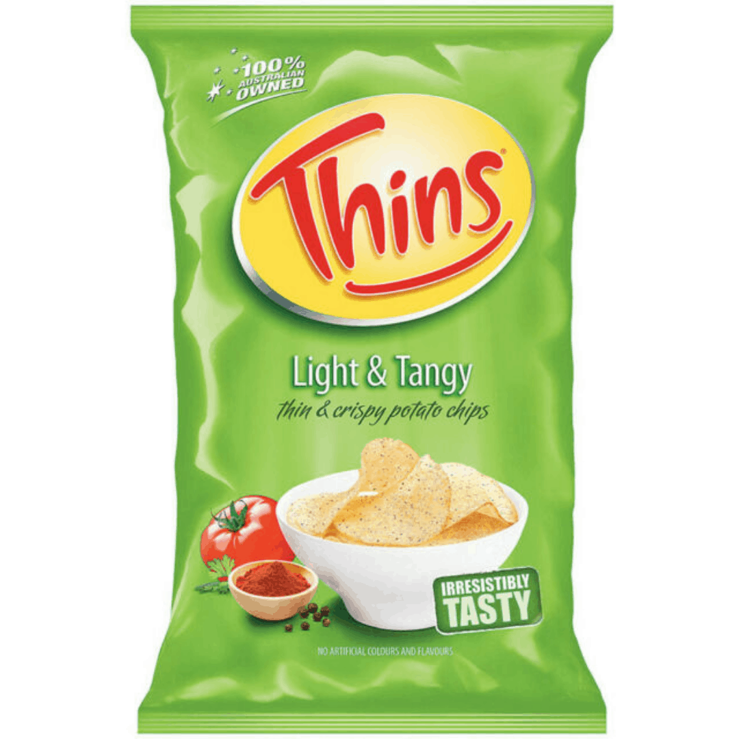 Thins Light & Tangy 18x45g