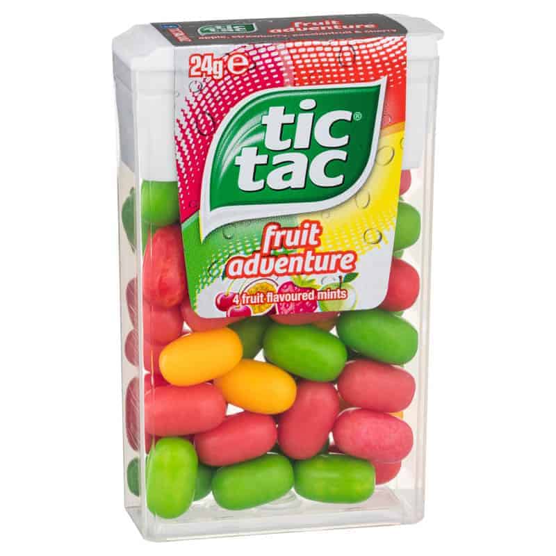 Tic Tac Fruit Adventure 24x24g