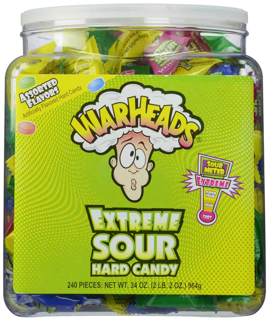 Warheads Extreme Sour Jar 240pieces