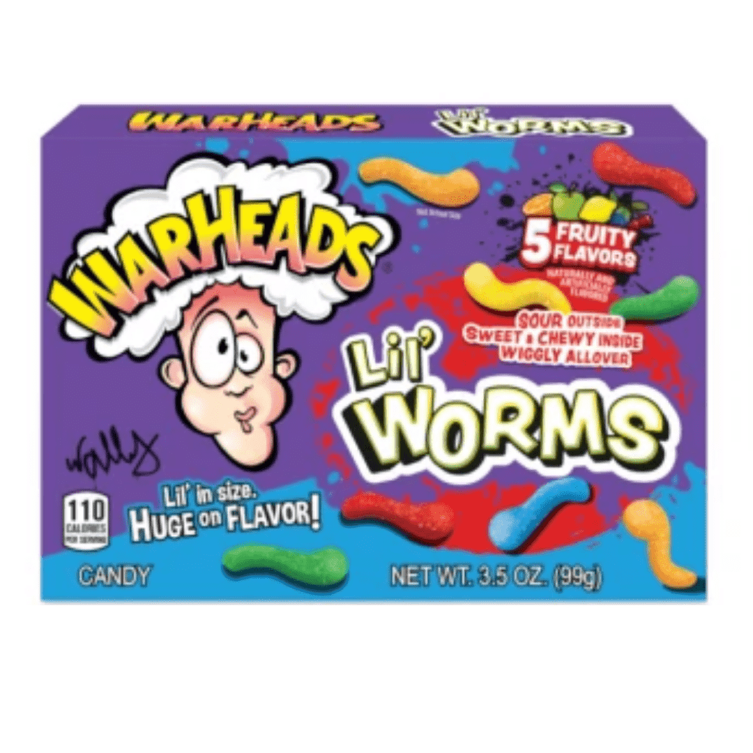 Warheads Lil’ Worms 12pieces