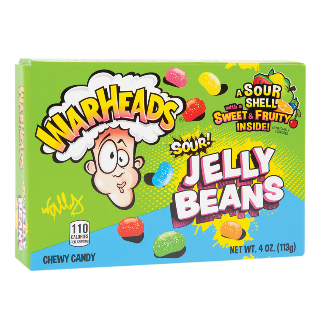 Warheads Sour Jelly Beans 12x113g