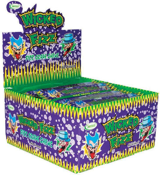 Wicked Fizz Grape Chews 60x12g