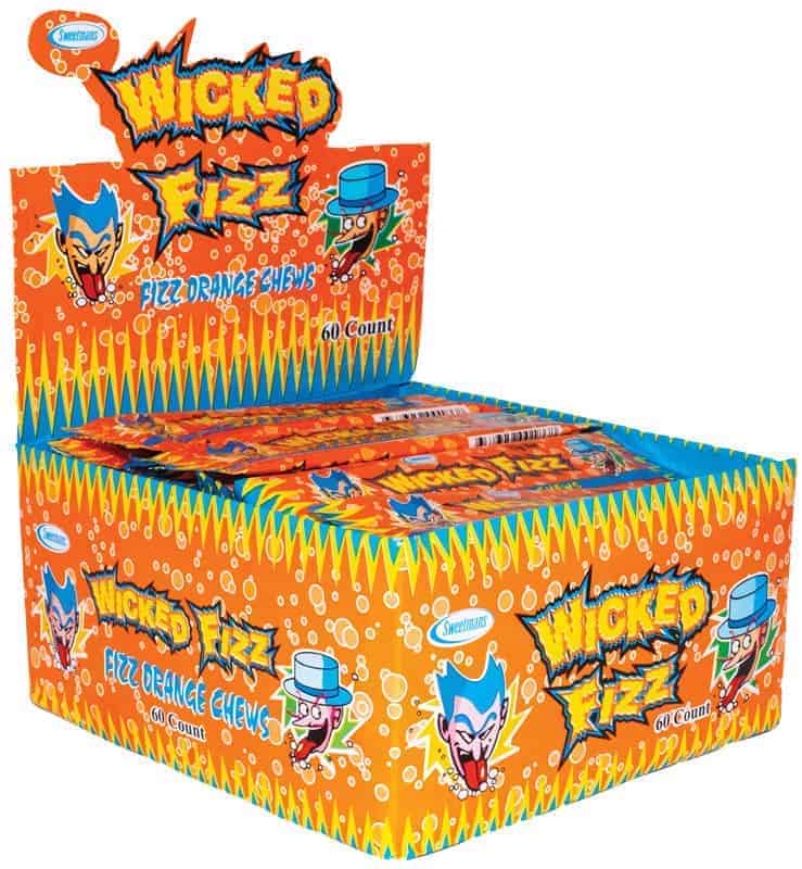 Wicked Fizz Orange Chews 60x12g