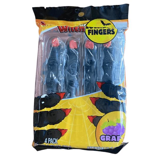 Witch Fingers Lollipops Grape Flavour 4pack