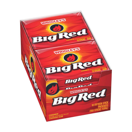 Wrigley’s Big Red 15 sticks x 10packets