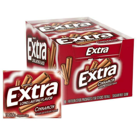 Wrigley’s Extra Cinnamon 15sticksx10packets
