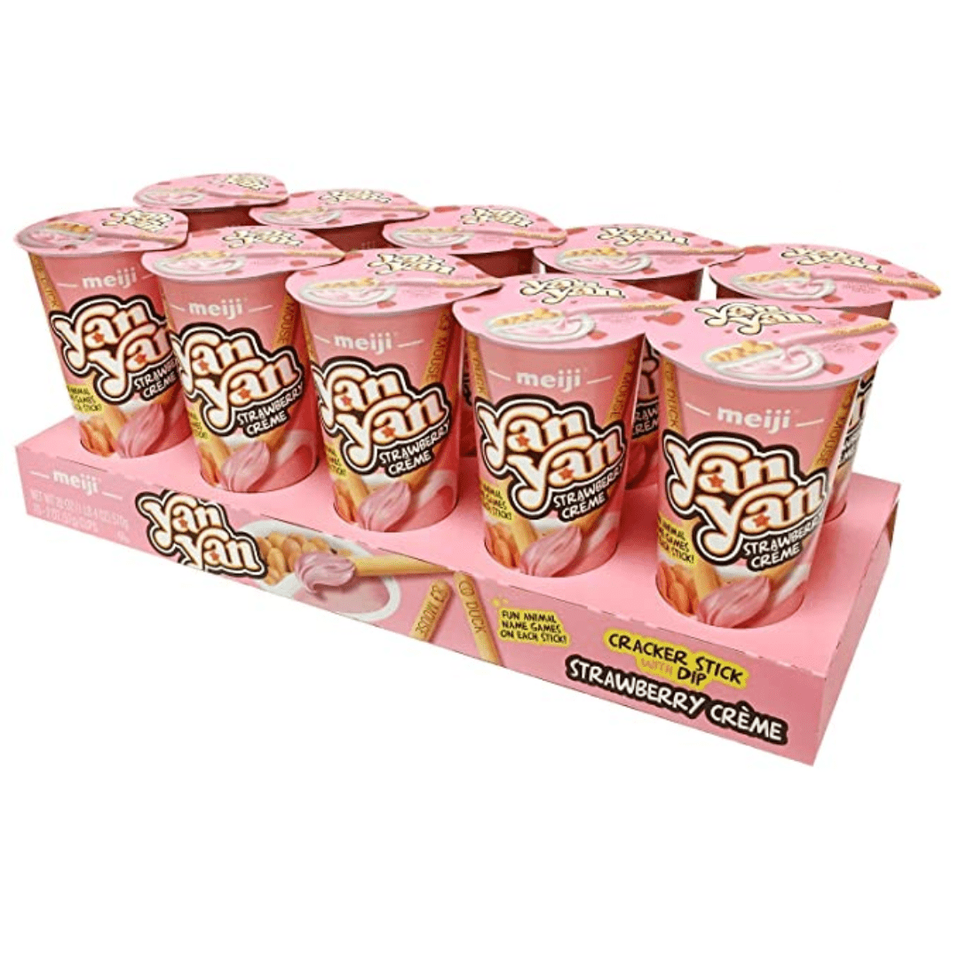 Yan Yan Strawberry Creme Dip 10x570g