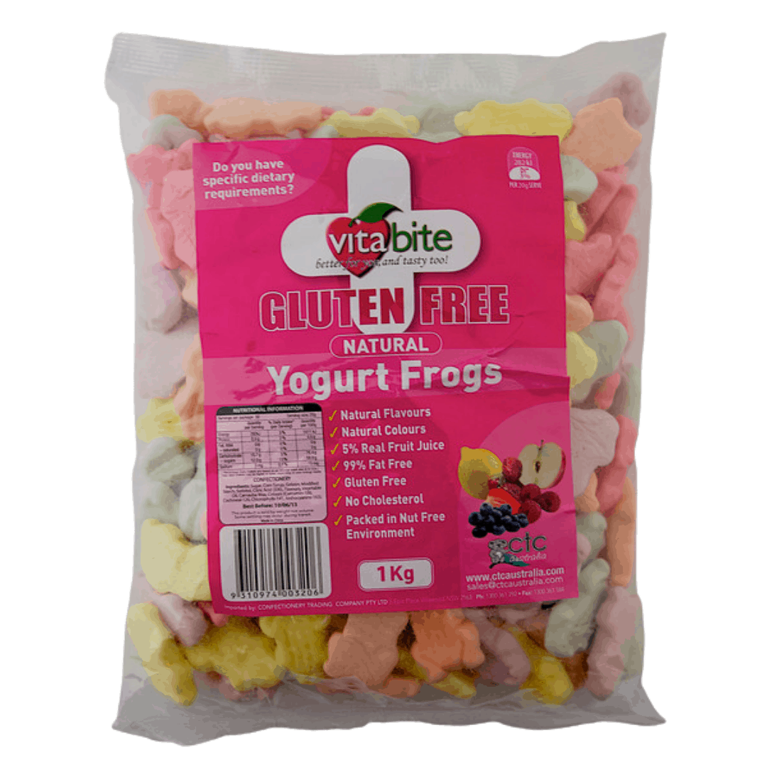 Yoghurt Flavoured Tree Frogs 1kg