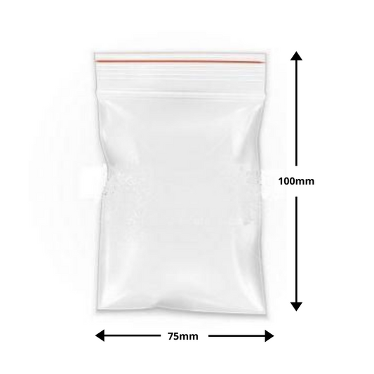 Ziplock Lolly Bags Small 100mmx75mm1000pc