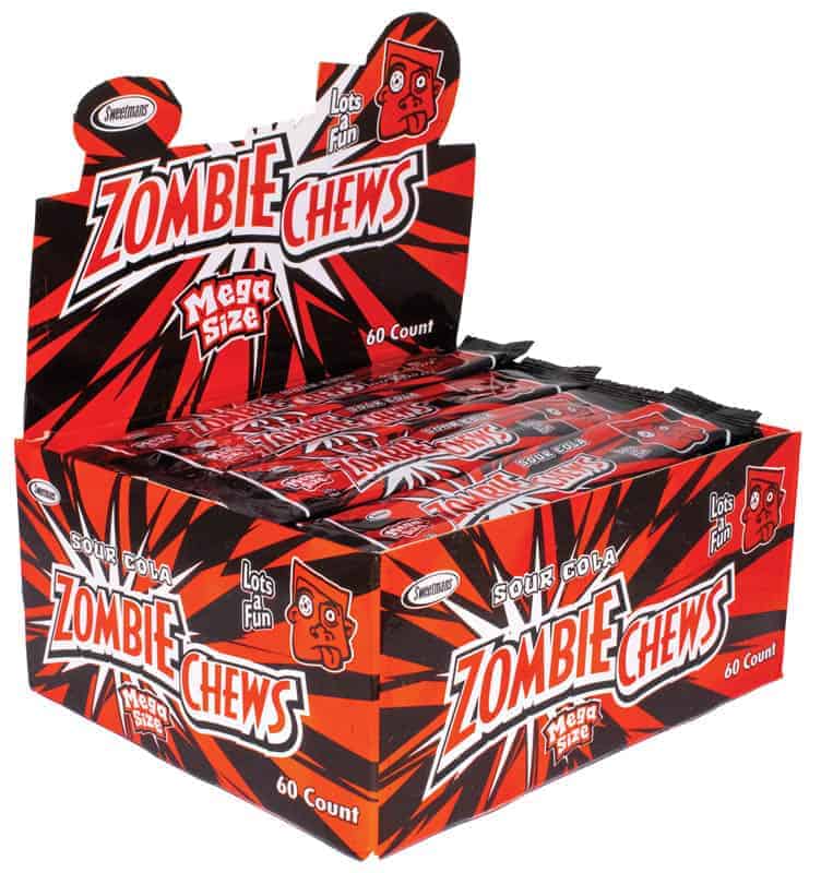 Zombie Chews Sour Cola 72x28g