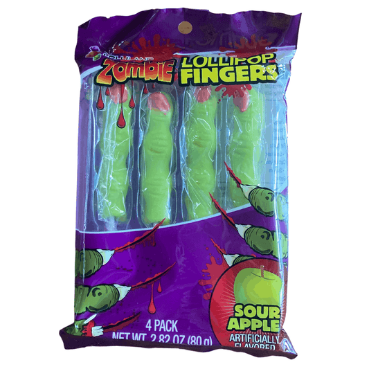 Zombie Fingers Lollipops 4pack