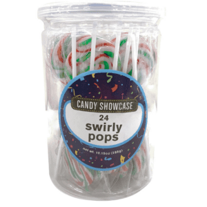 Christmas Swirly Pops 24x288g