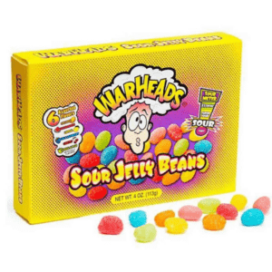 Warheads Sour Jelly Beans 12pieces