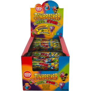 Jaw Breaker Mega Stars 30x40g