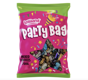 Lolliland Party Bag Mixed Toffees 700g