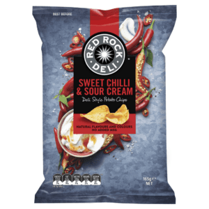 Red Rock Deli Sweet Chilli & Sour Cream 12x165g