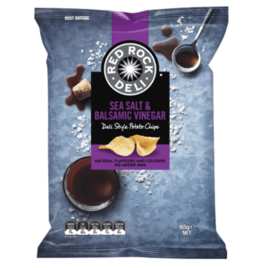 Red Rock Deli Sea Salt & Balsamic Vinegar 12x165g