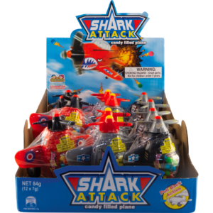 Shark Attack Candy Filled Plane 12x7g