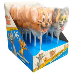 Tom & Jerry Marshmallow Pops 12pieces